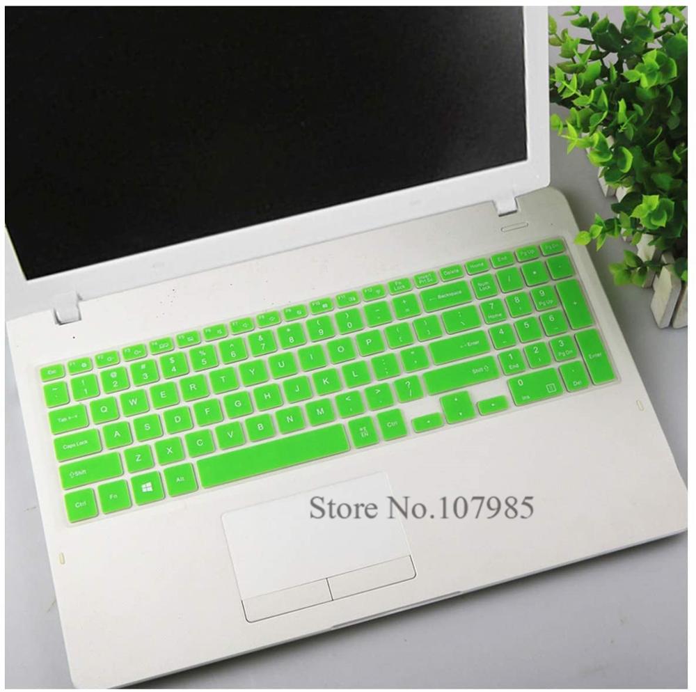 keyboard cover Protector Skin For Samsung Essentials E20 E30 NP350XAA 15.6 inch NP500R5K 500R5K 500R5H 551XAA NP 550XAA NP530E5M: Green