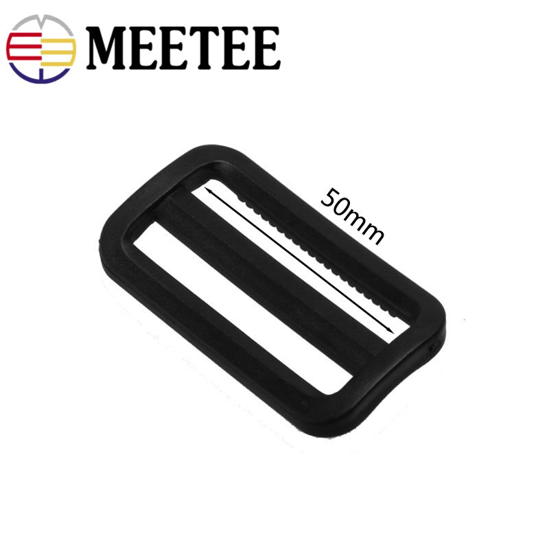 Meetee 25mm,32mm,38mm,50mm plastjustera spänne ryggsäck bagageväskor remmar plastbältesspännen för fästtillbehör
