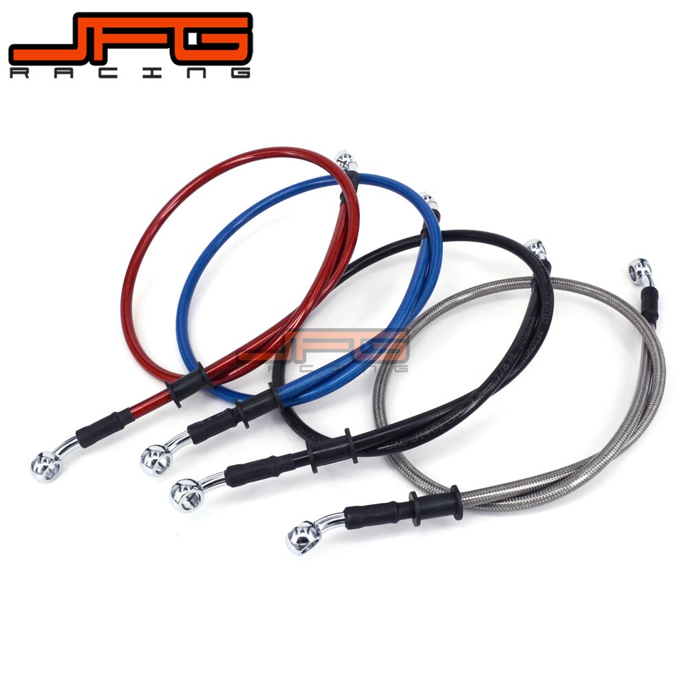 28 Degree M10 1500-1900 Stainless Steel Hydraulic Brake Clutch Oil Hose Line Radiator Pipe For Motorcycle ATV Dirt Pit Bike