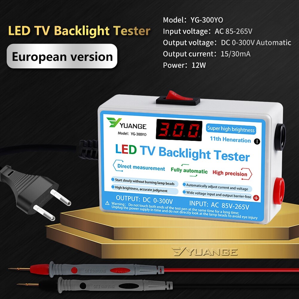 12W Led Lamp Detector Tv Backlight Tester Multipurpose Led Strips Kralen Test Tool Meetinstrumenten Voor Led Licht Tester