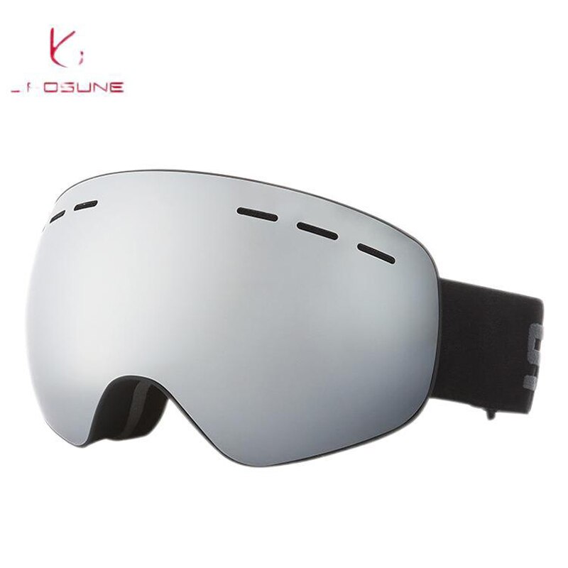 Skidglasögon  uv400 skydd snowboard glasögon imfri stor skidmask glasögon snö snöskoter man kvinnor skidåkning utomhus sport: Hx -037d
