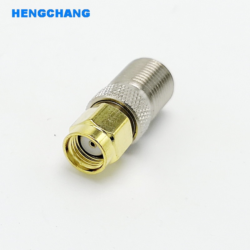 F connector om RP-SMA connector F type vrouw tot RP-SMA vrouwelijke Draadloze router antenne connector adapter 1pcs