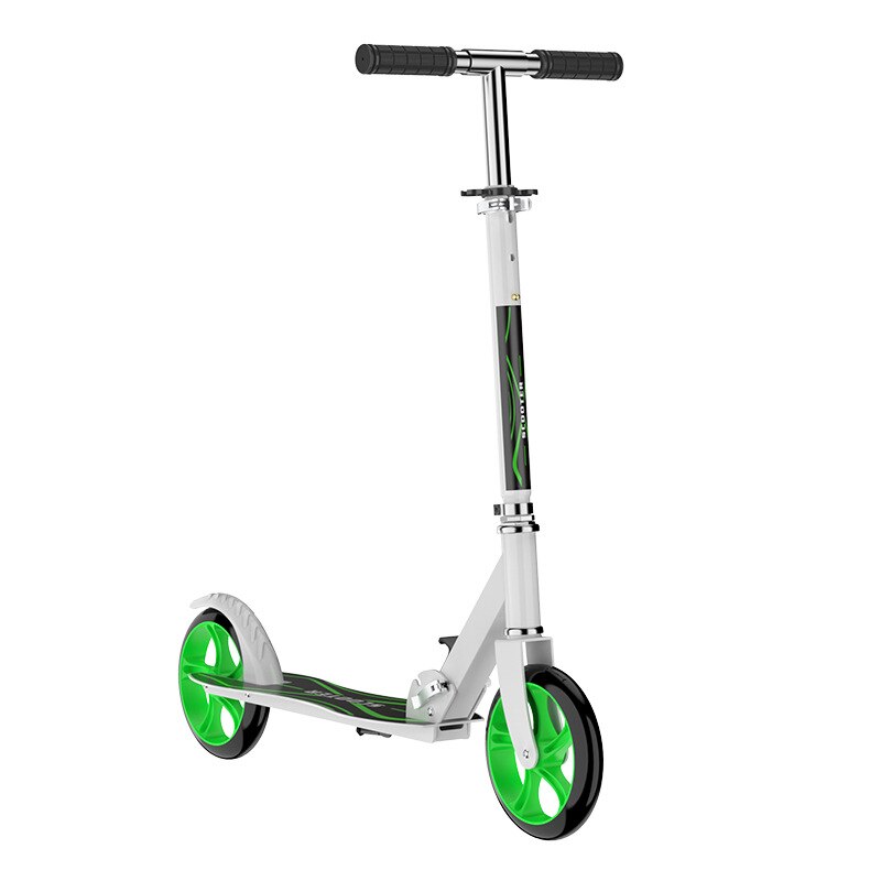 Direto da fábrica adolescentes adulto scooter de duas rodas de trabalho scooter portátil dobrável grande roda scooter