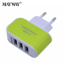 Universal 3 USB Port Power plug US EU Adapter Charger Fast Wall Travel Charging For iPhone 6 puls iPad Pro SAMSUNG Phones MP3 4