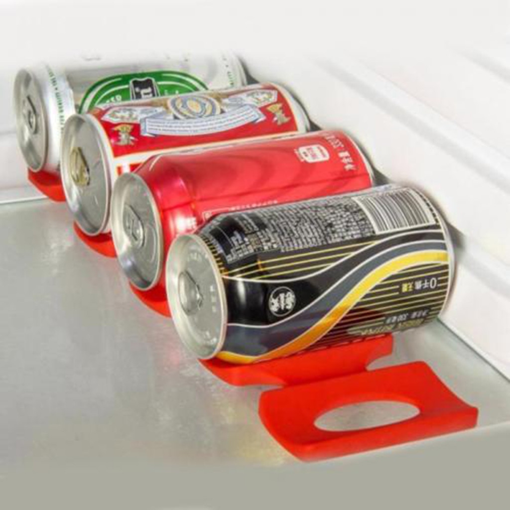 Siliconen Koelkast Kan Bier Wijn Bottle Rack Holder Mat Stapelen Netjes Tool Keuken Gadgets Siliconen Kan Houder Mat Organizer # W