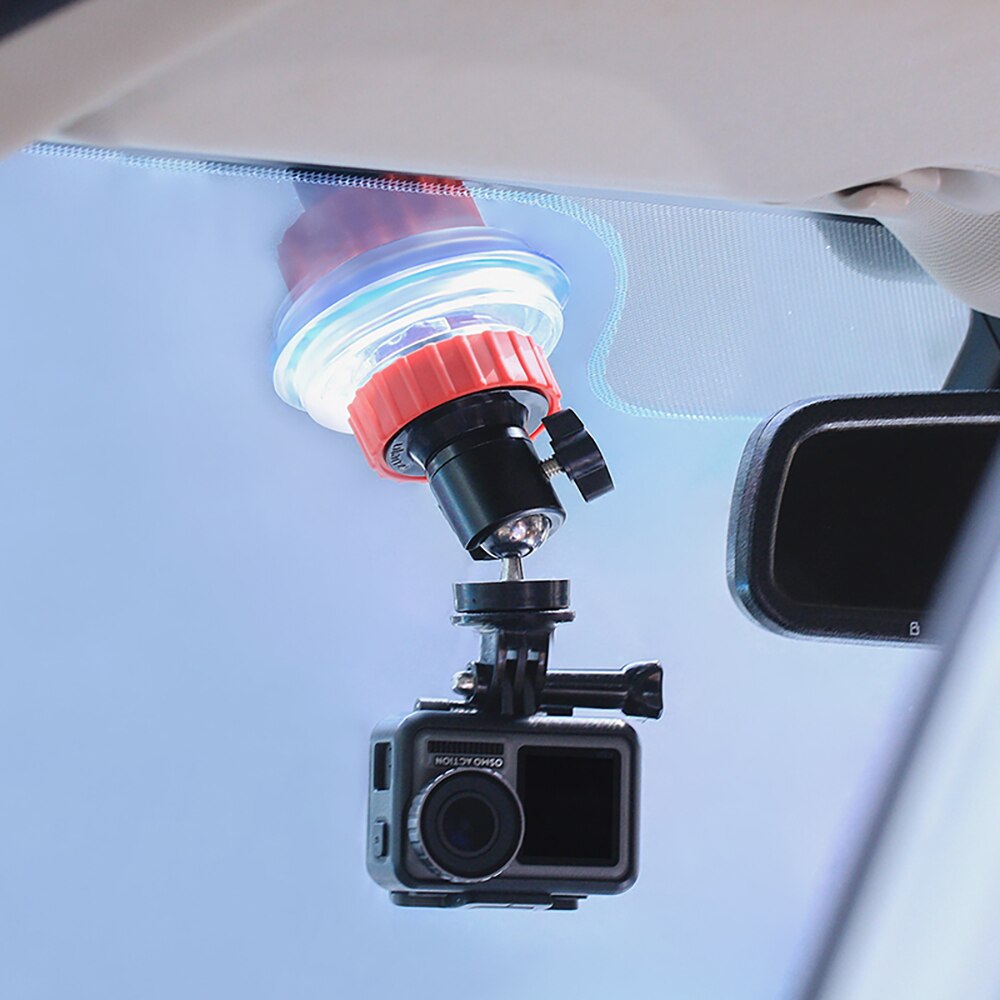 ULANZI-soporte para cámara deportiva, ventosa para vehículo, para DJI OSMO Action Gopro Hero 7/6/5, accesorios para cámara