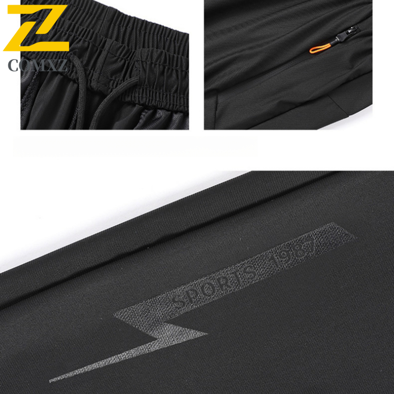 Sommer afslappede shorts herre størrelse s 8xl afslappet issilke stretch behagelig capribukser herre gym jogging snøre joggingbukser