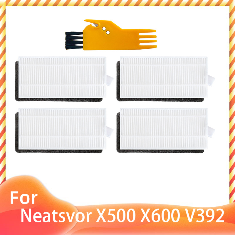 For Neatsvor X520 X500 Tesvor X500 Pro T8 M1 Ikhos Create NetBot S15 S14 Hepa Filter Mop Cloth Main Side Brush: Beige
