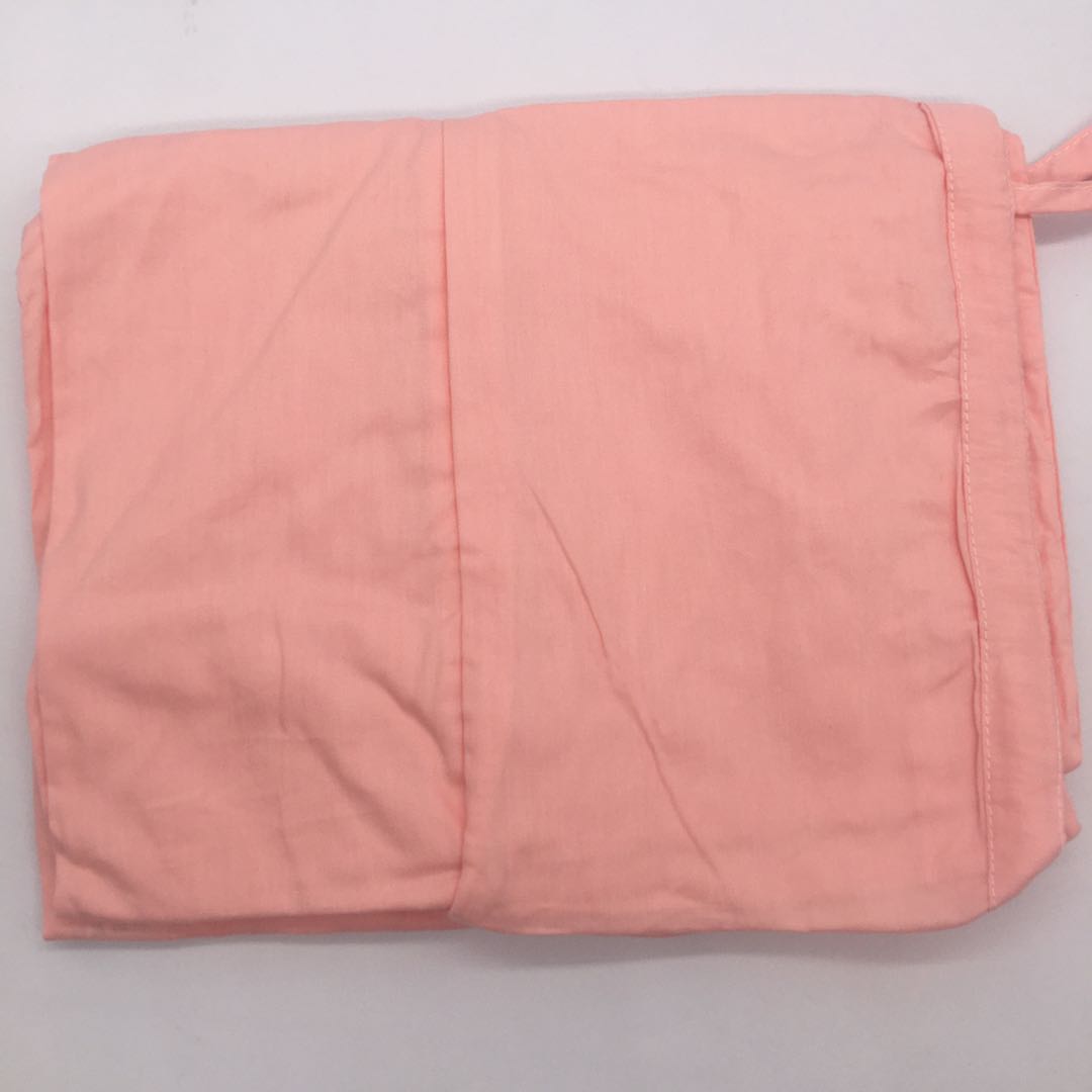 90x50cm Newborn Baby Lounge Essential Baby Nest Toddler Travel Nest Bed with Pillow Infant Portable Crib Cotton Cradle: Pink Cover