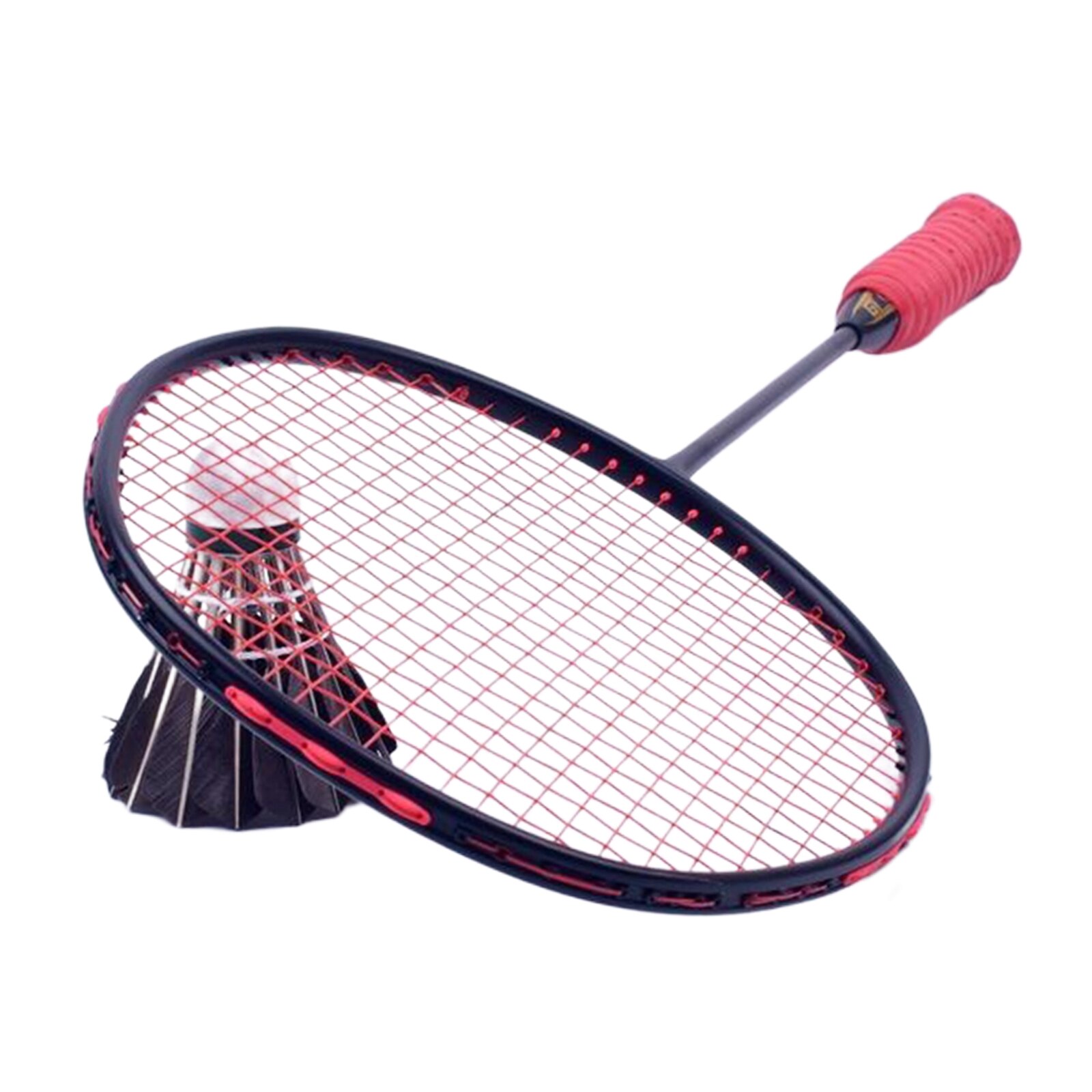 Badminton Racquet Ultralight Carbon Fiber Racket Black