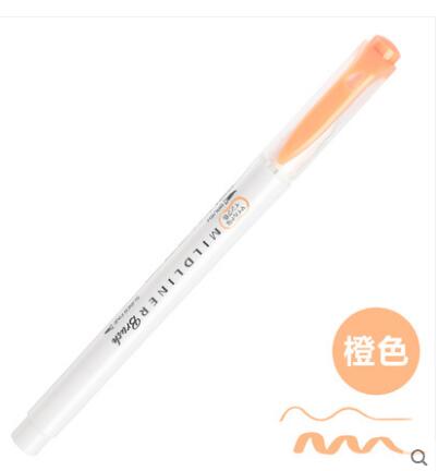 Zebra WFT8 MILDLINER Weichen Pinsel Stift + Harte Spitze Textmarker Doppel Spitze Japan Pastell Farben Marker Stifte: MOR