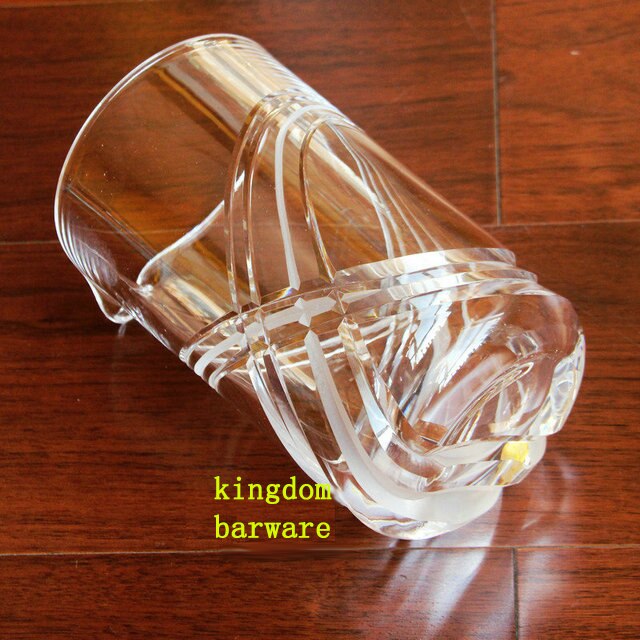 Crystal Cocktail Mixing Glass - Thick Bottom 20oz 600ml Cocktail Glass - Choice for Amateurs & Pros