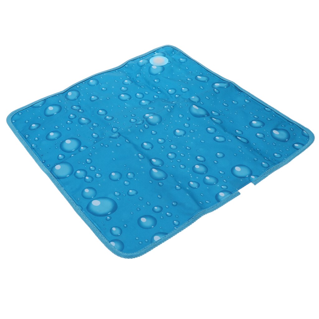 Square Cooling Gel Mat for Summer, Portable Cold Pad Cushion for Home, Car, Office, Travel, Wheelchair Seat