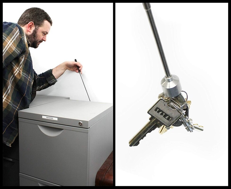 Saug aufsammeln magnetische stange starke magnetische teleskop Magnet metall schraube verlängert magnetische stange wartung Pflücker