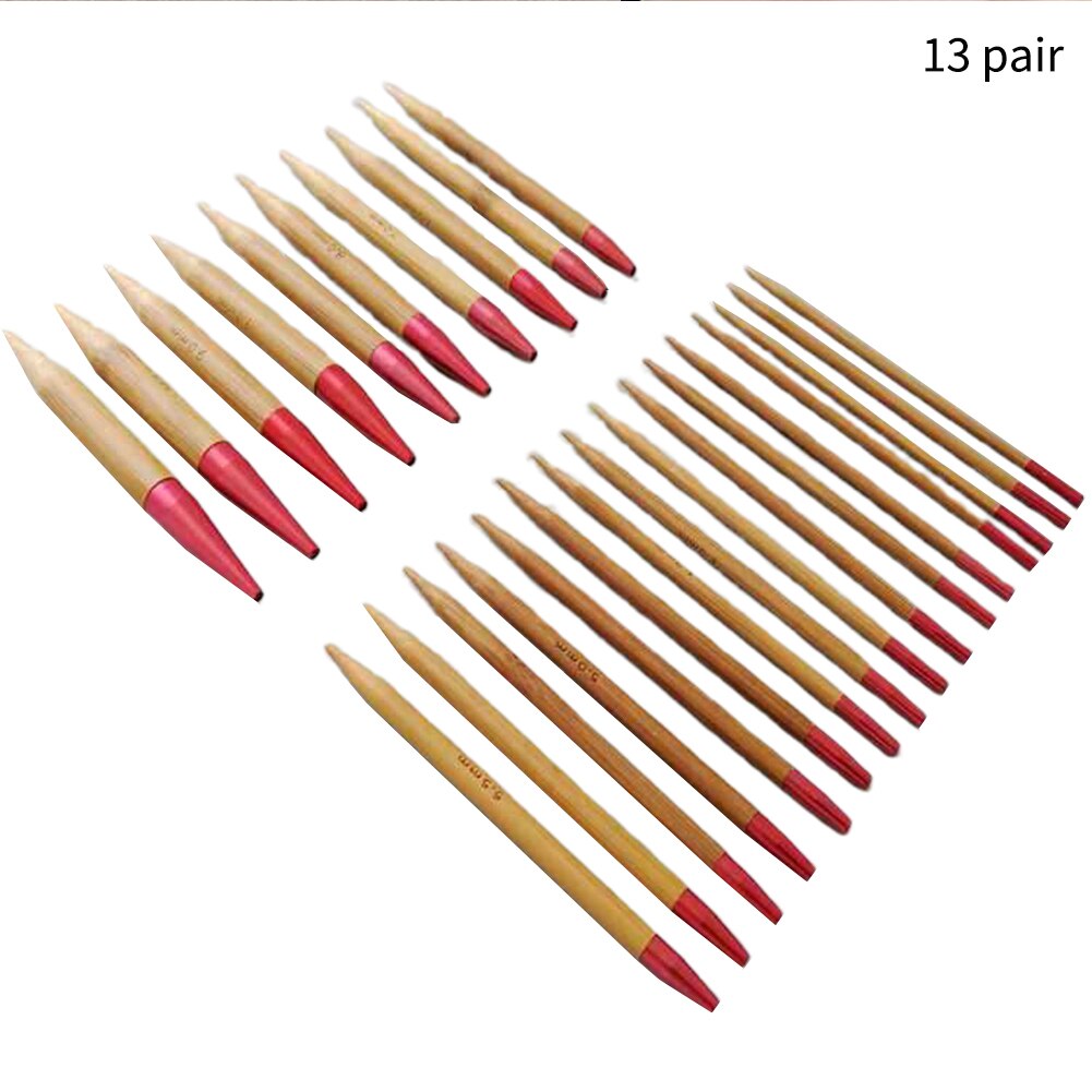 uncinetto Sciarpa FAI DA TE Circolare di Lavoro A Maglia di Lavoro Manuale Intercambiabili di Tessitura con Il Caso Maglione fa per Cucire kit Anello Di Bambù Carbonizzato