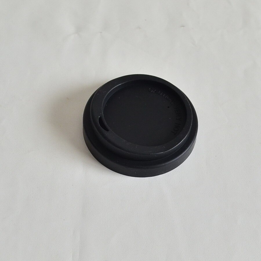 silicone lids(90mm/ 80mm) for Ceramic mugs Silicone Insulation Leakproof Cup Lid Heat Resistant Anti-Dust Mug Cover: A  80MM BLACK