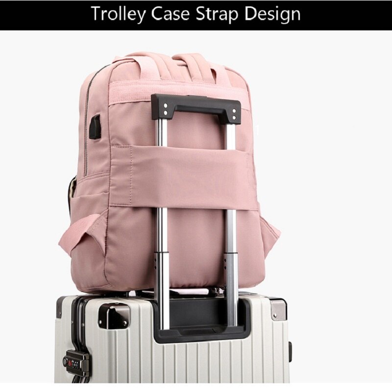 Sac à dos chargeur USB pour filles, hommes, femmes, voyage, cartable pour garçons et adolescents