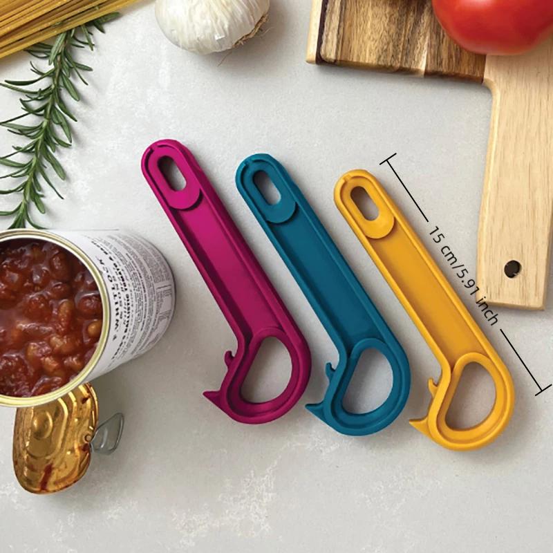 Pull Tab Can Opener Suitable For Various Cans Effectively: Prevents Finger Nail Injuries