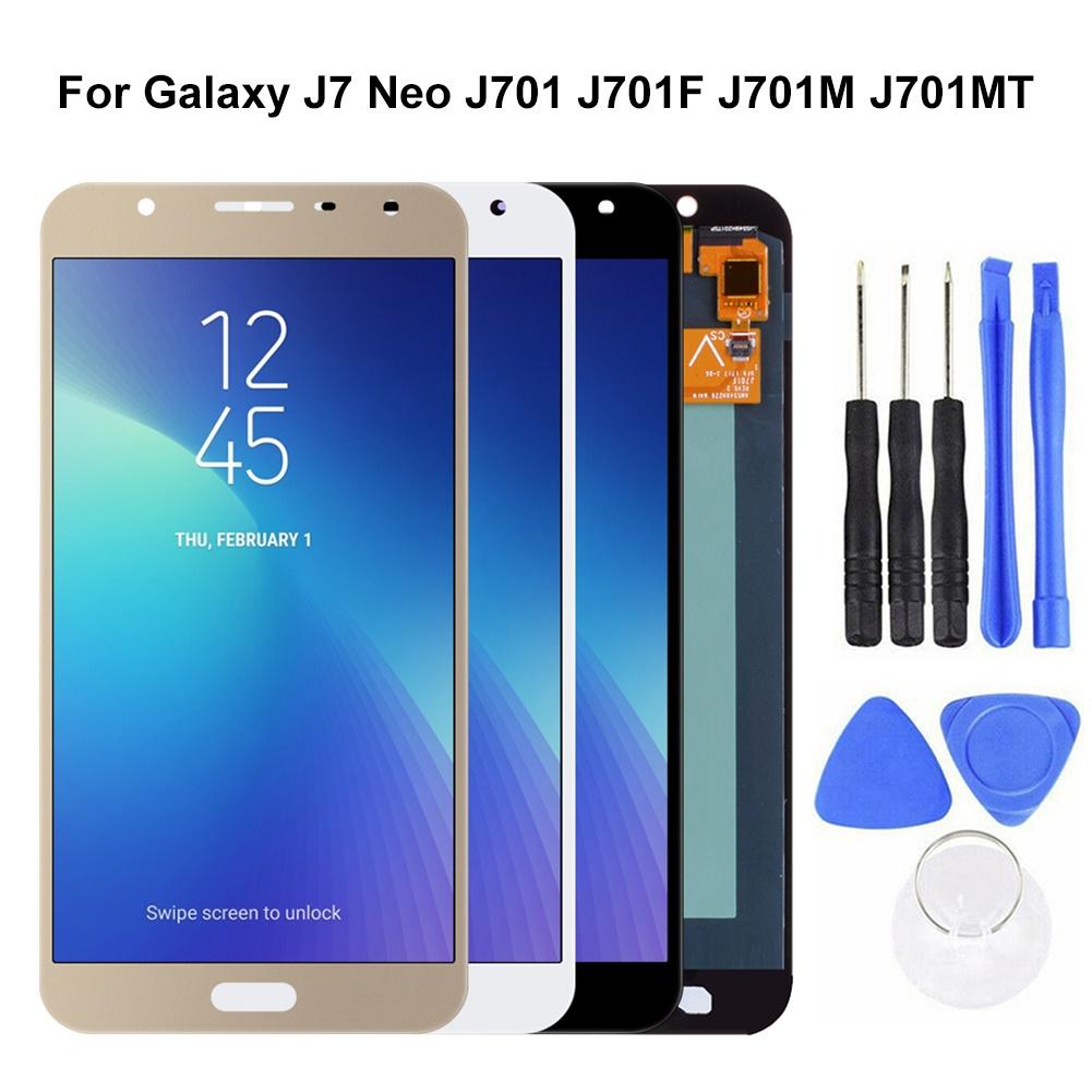 Ersetzen AMOLED Touchscreen Digitizer für Samsung Galaxis J7 Neo J701 J701F J701M