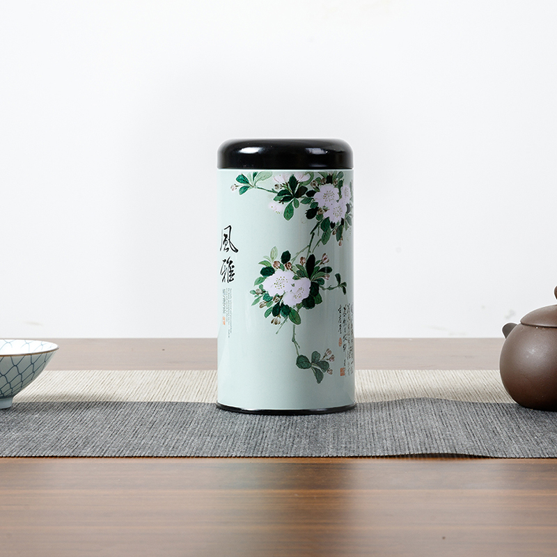 Xin jia yi emballage aluminium tin gennemsigtigt vindueslåg metal blik dåse pakcage blik dåse: Grøn