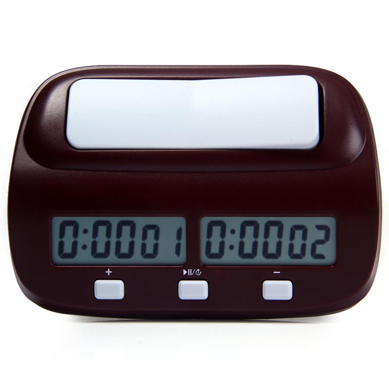 Reloj de ajedrez Digital, compacto, , contador de tiempo hacia arriba y abajo, juego de mesa electrónico, bonificación, competición, torneo maestro