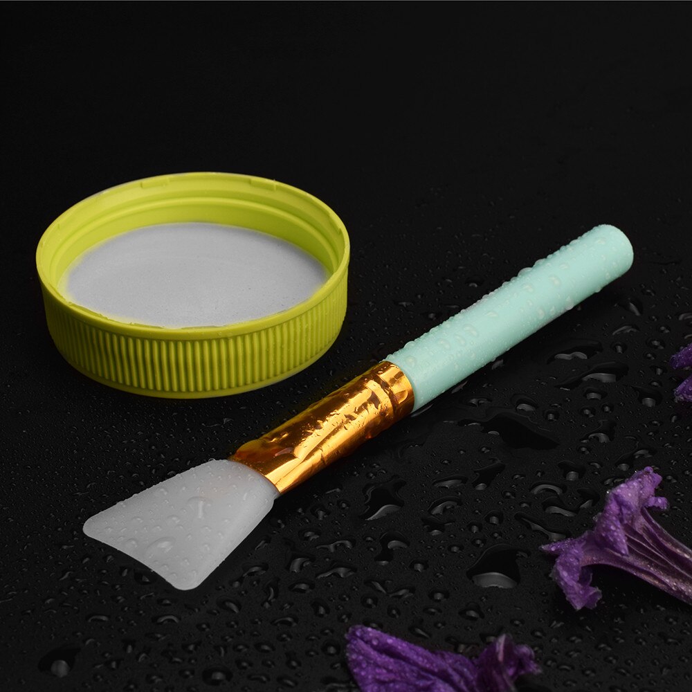 Brocha para maquillaje, 3 uds., cepillo de silicona suave para máscara, aplicación de espátulas para mezclar, herramientas de belleza y cuidado Facial diario