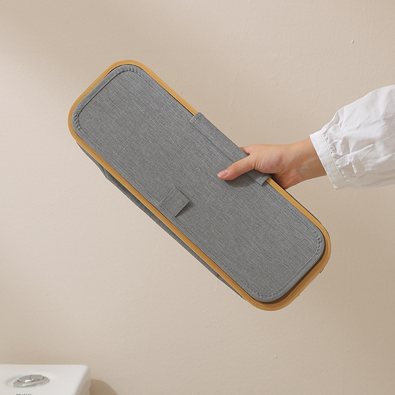 Dammtät förvaringskorg för toalettpapper hållbar vattentät hopfällbar toalettpappersförvaring multifunktionell pappersorganisatör