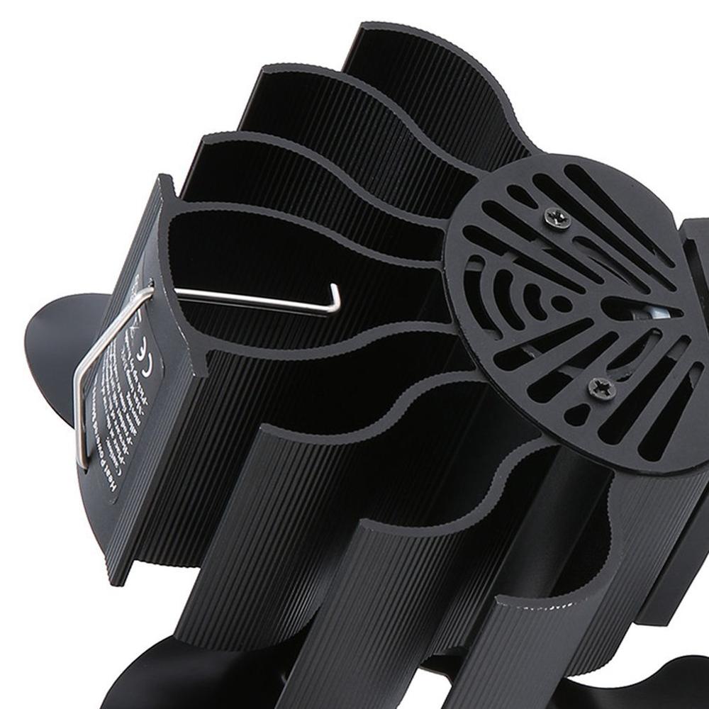 Fogão a lenha lareira lareira fogo ventilador log queimador de madeira casa calor alimentado circulação eficiente distribuição calor fogão ventilador