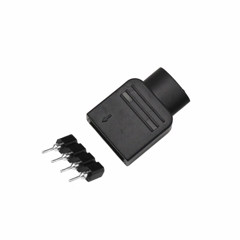 10Pcs / 50Pcs ARGB RGB DIY 3Pin 4Pin Adapter Connector Jacket Male Female Needle Set LED For 3528 5050 Led Strip Light: Blue / 0.6m