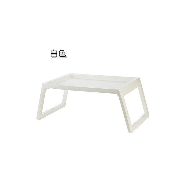 Originality Concise Notebook Computer Table Simple And Easy Foldable Bed Desk Student Dormitory Dawdler Study Table: White