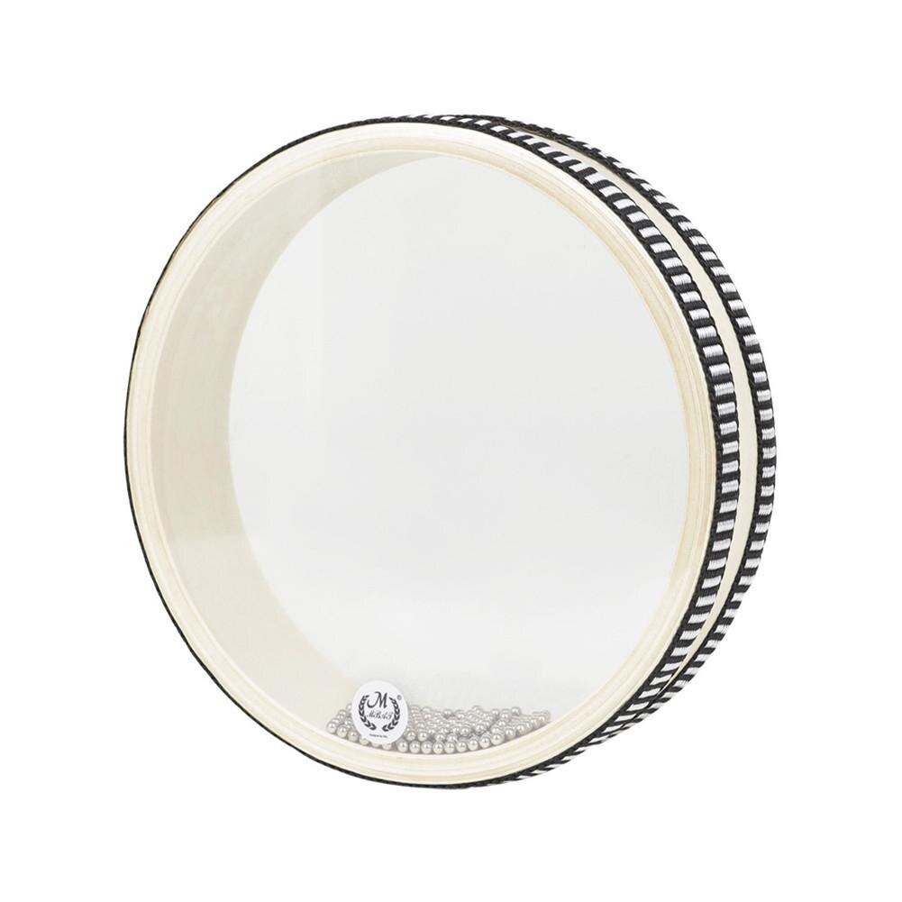 Sy-83 6-inch Ocean Drum Double-sided Transparent Wooden Musical Instruments