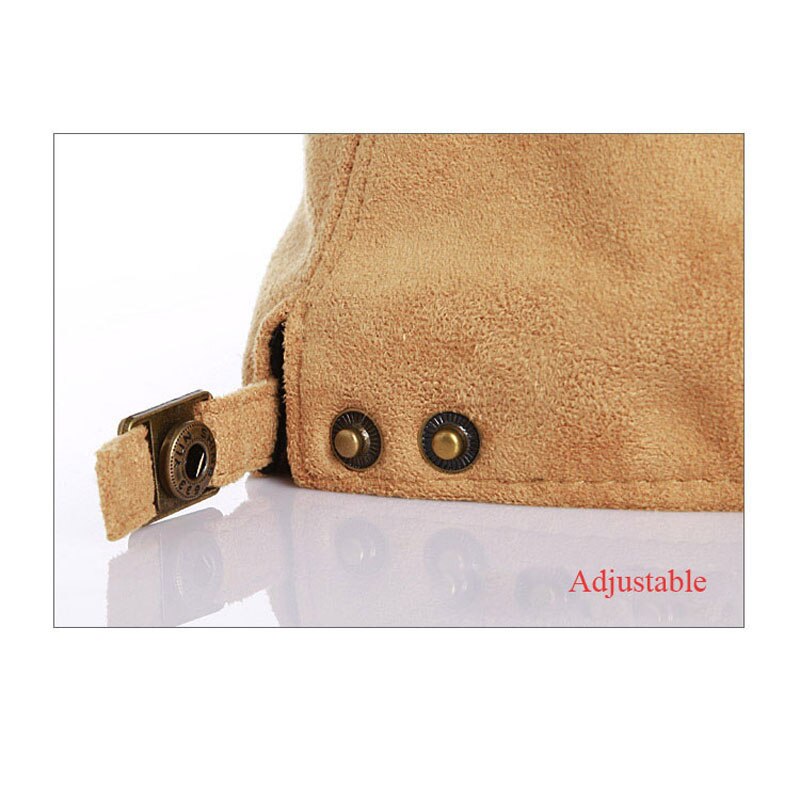 Frühling Herbst Suedette Kleinkind Baskenmütze Hübsche Baby Hütte Einstellbare freundlicher Kappe für Mädchen Junge 2-5 Jahre 1 Stück