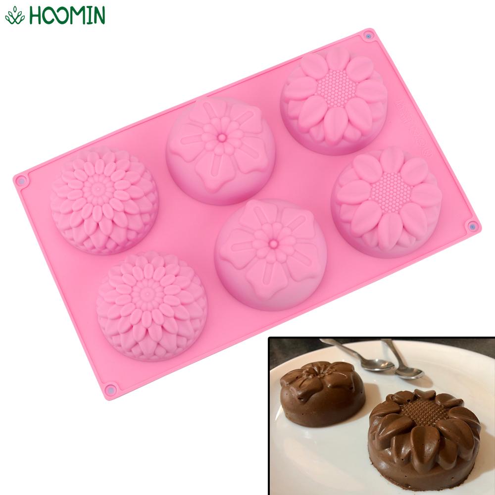Sonnenblumen Handgemachte Seife bilden Kuchen Dekore Blume bilden DIY Handgemachte Silikon Seife Kuchen bilden Seife Machen Liefert