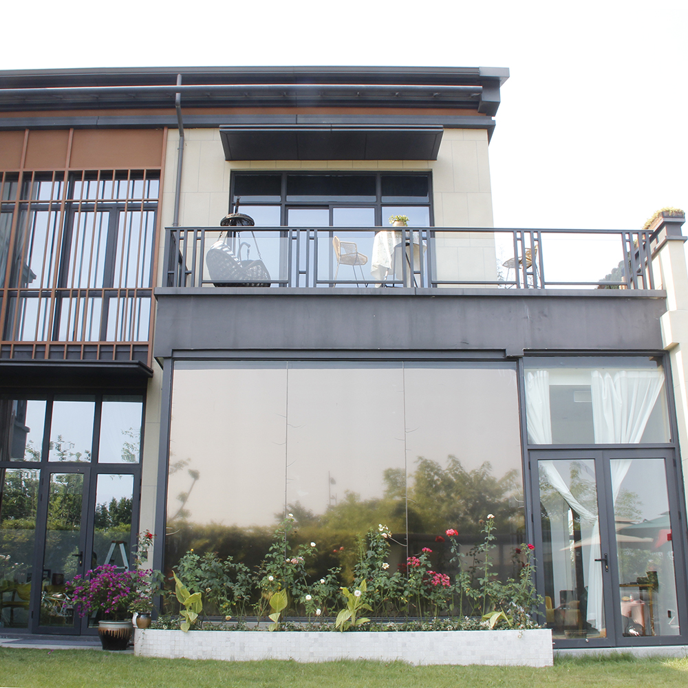 Sunice Silver&amp;Bronze reflective Window Film One Way Mirror Insulation Stickers UV Rejection Privacy Window Tint Films Home Decor