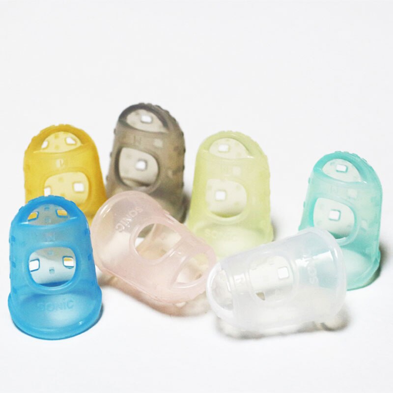 Höhe bunte silikon gummi fingerlinge für schützen Finger