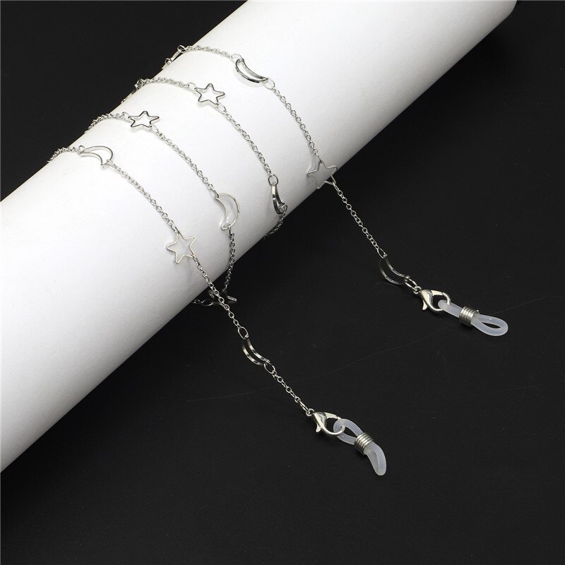 Women Retro Black Bat Sunglass Chains Lanyards Eyewear Accessories Sunglasses Reading Glasses Strap Cord Glasses Hanging Rope: 8