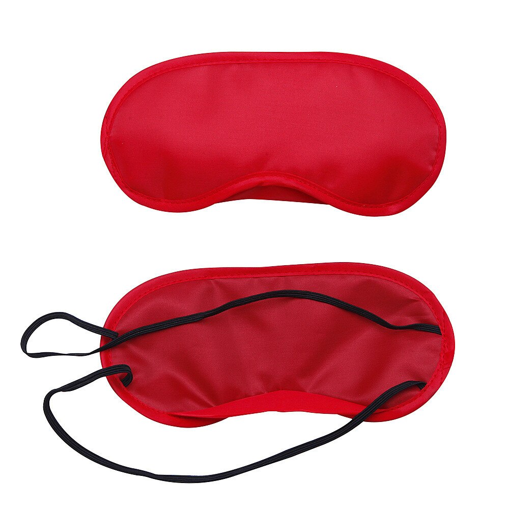 1PC Pure Silk Sleep Eye Mask Padded Shade Cover Travel Relax Aid: D