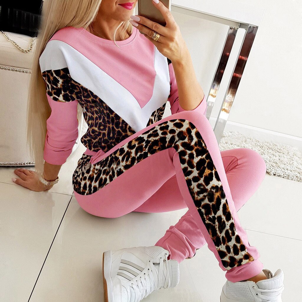 2 Stuks Set Vrouwen Sport Trainingspak Hoodies Sweatshirt Broek Set Jogger Sport Wear Dames Casual Zweet Herfst Streetwear Pak: M / PK