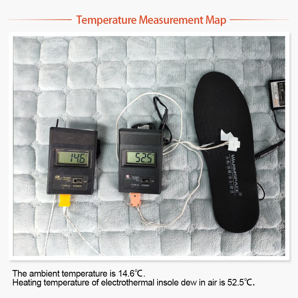 1 paar Elektrische Verwarming Binnenzool Zachte Winter Schoenen Warme Insert Wandelen Wandelen Comfortabele Beschermende USB Oplaadbare Outdoor