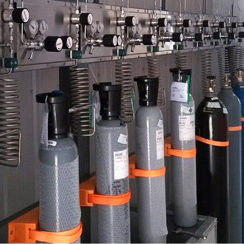 -RV Camping Auto Vloeibaar-Gas Cilinder Bevestigingsbeugel Gas Tank Beugel Laboratorium Accessoires