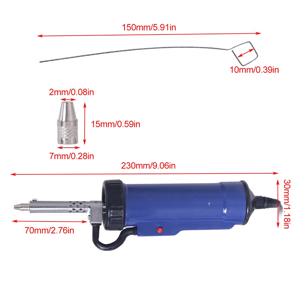 2022 Automatische Desolderen Pomp Draagbare Handheld Vacuum Soldeer Sucker Tin Removal Tool Diy Voor Dikke Film Geïntegreerde Schakelingen