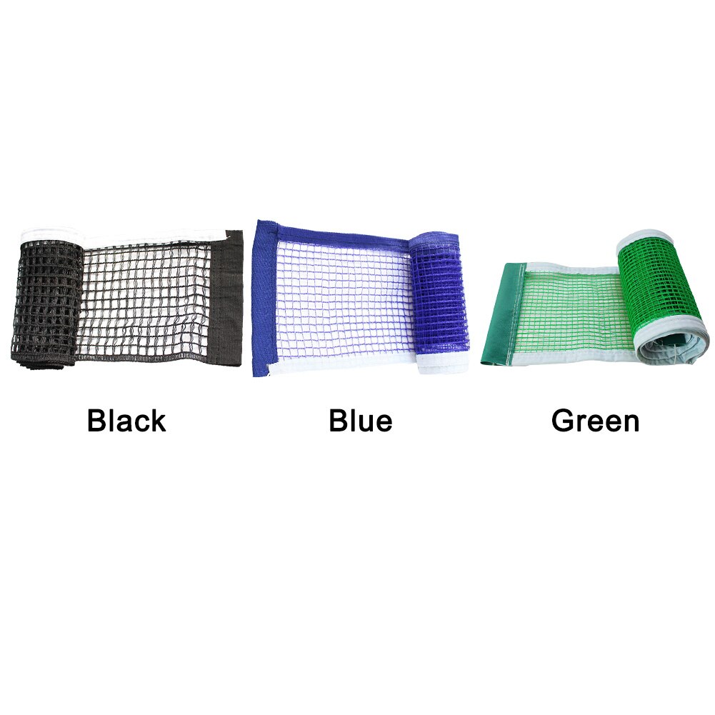 Draagbare opvouwbare sterke mesh vervangende onderdelen spelen eenvoudig te installeren tafeltennisnet sportbenodigdheden intrekbaar