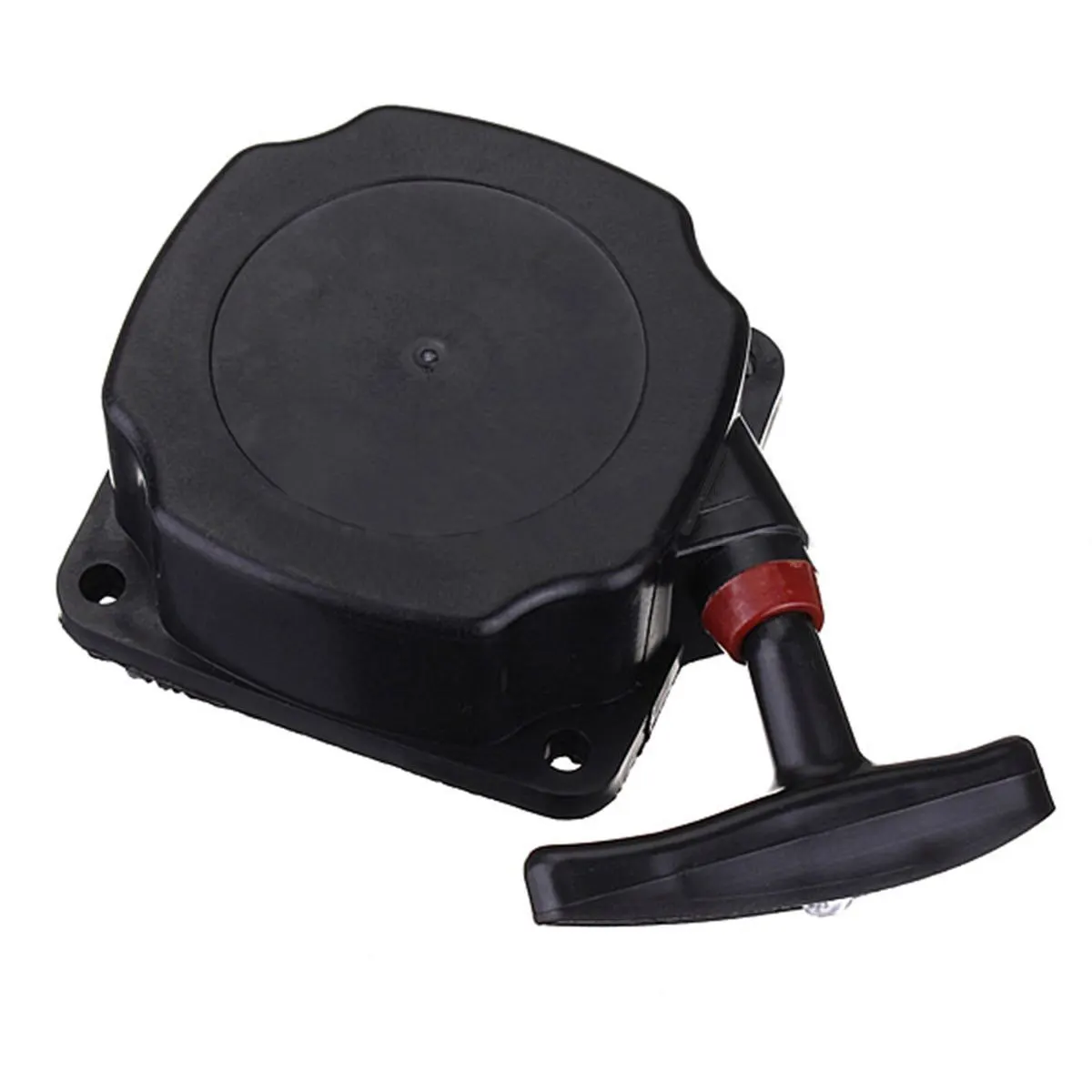 Universal Pullstart Recoil Pull Starter Desbrozadora Strimmer Start Piezas de cortacésped Negro