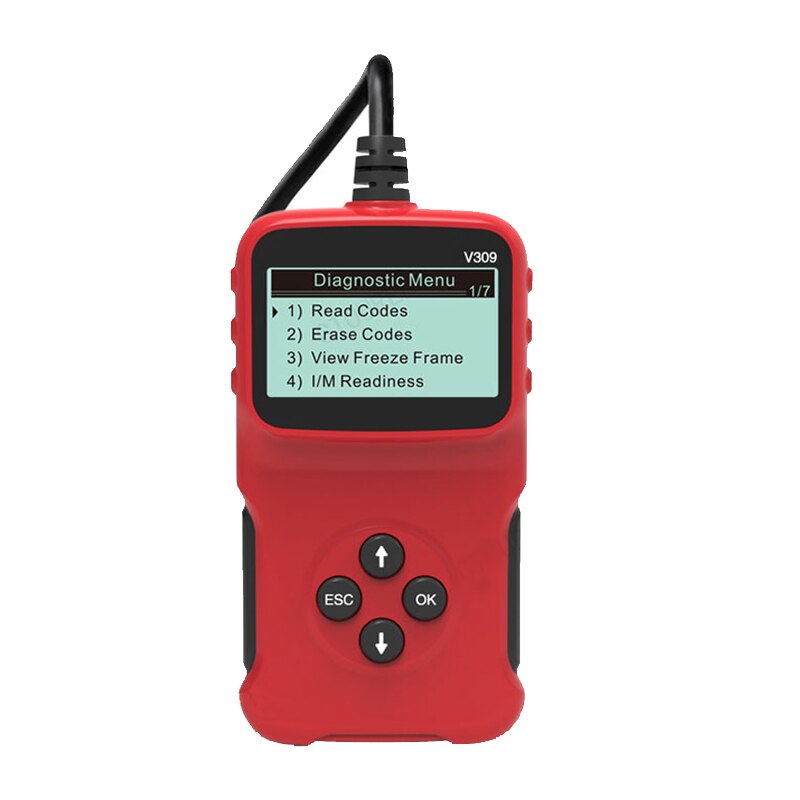 Car Diagnostic Tool V309 Read Code Card Reads Car Fault Code Erase Fault Code Checks Vehicle Information Car Scanner: Default Title