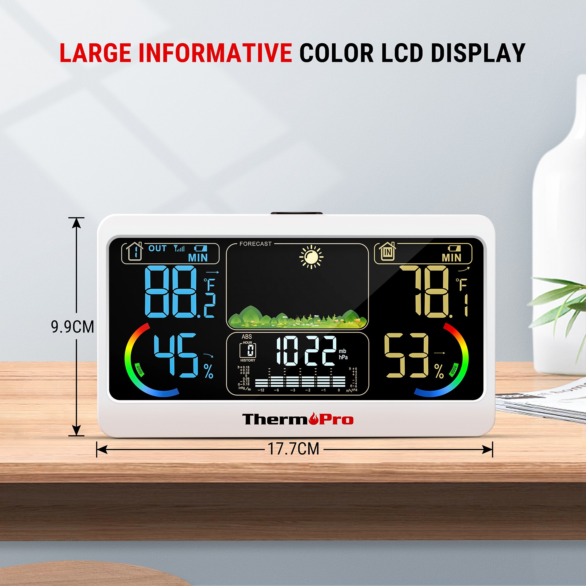 ThermoPro TP68C Digitale drinnen & draussen... Grandado