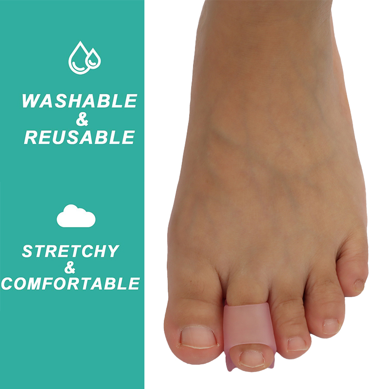Pexmen 2Pcs Hammertoe Corrector Toe Splints Soft Gel Toe Straighteners Realign Bent Curled Crooked Claw and Hammer Toes