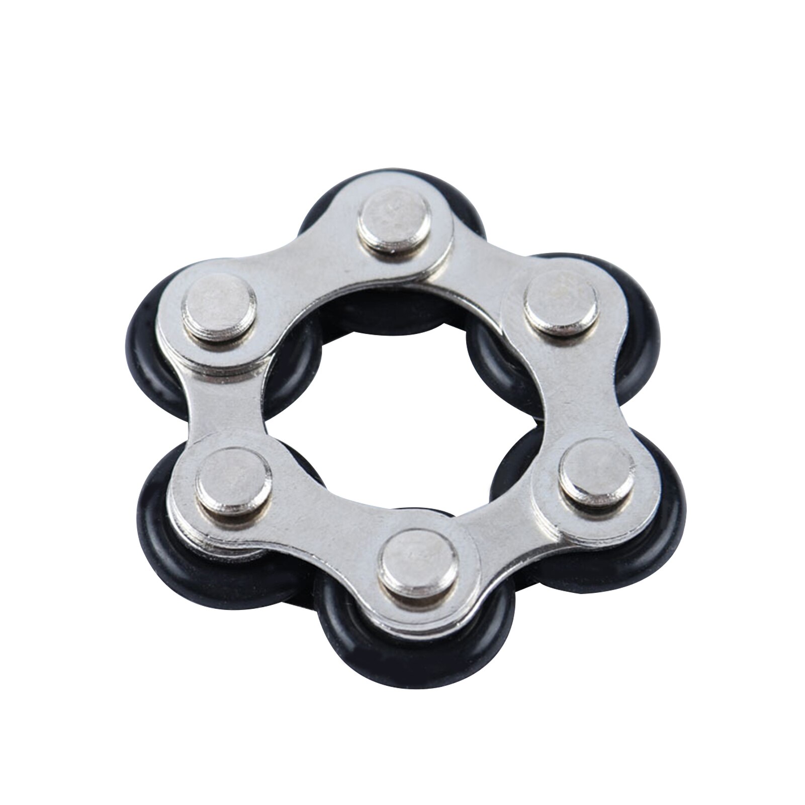 Flippy Chain Fidget Toy Relieves Stress Reduce Anxiety Autism Toy Fidget Ring Cycle Chain Decompression Pocket Toys