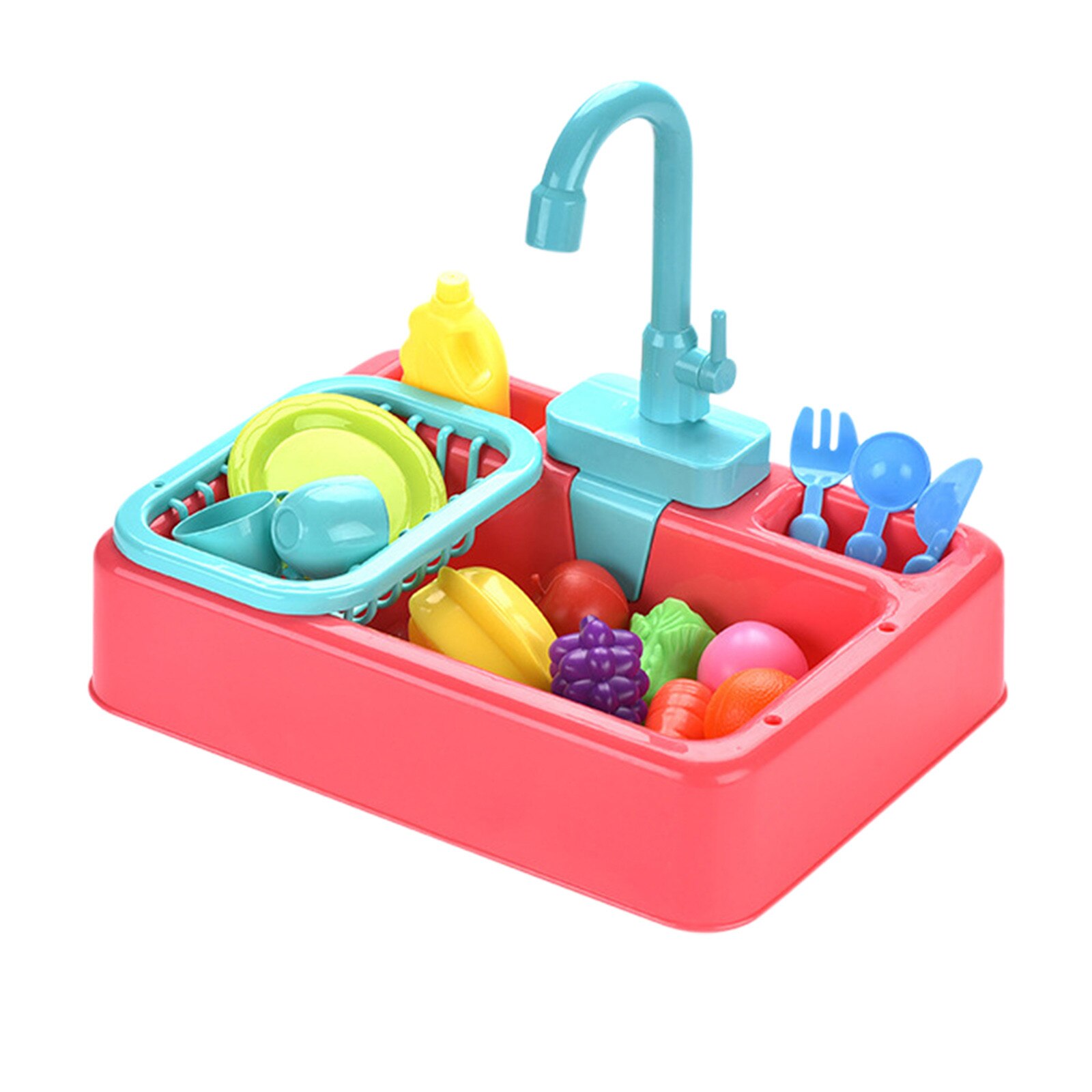 Aanrecht Speelgoed Met Running Water Pretend Toy Wassen-Up Keuken Elektra Vaatwasser Spelen Speelgoed Met Running Water Keuken set: C
