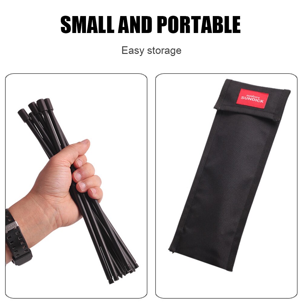 Picnic Cookware Tripod Aluminum Alloy Hanging Cooking Pot Outdoor Camp Camping Cookware Portable Hiking Picnic Accessories
