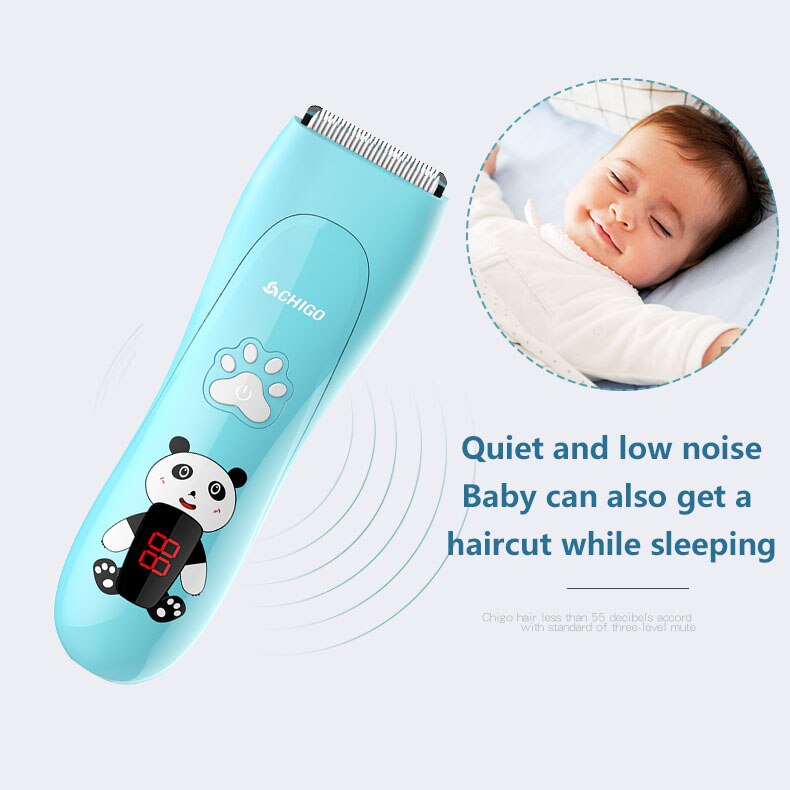 Baby Newborn Electric Infant Hair Clipper Hair Trimmers Haircutter Machine Razor Rechargeable Household Styling Tool